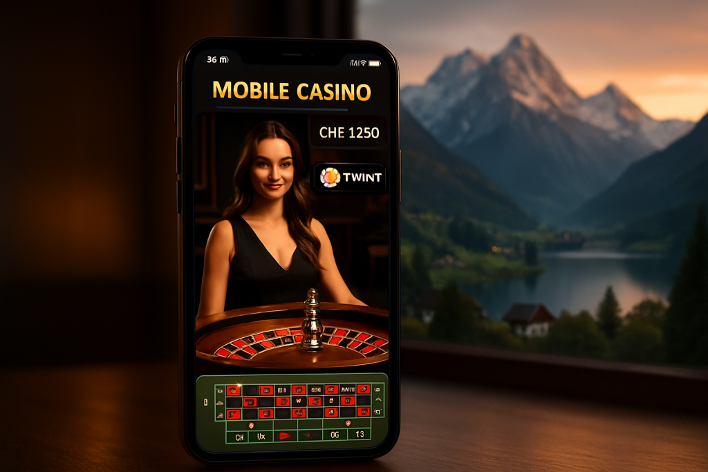 Casinos en ligne avec appli mobile Suisse : top 2026
