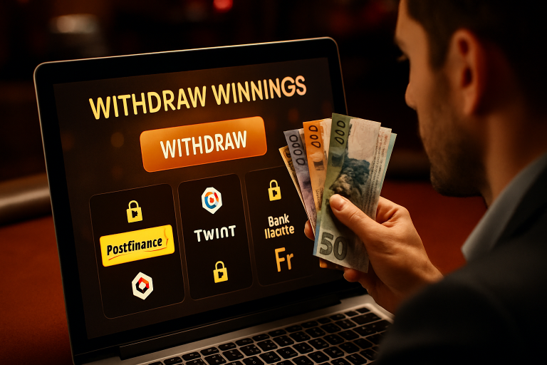 Gewinne im Online-Casino Schweiz auszahlen lassen