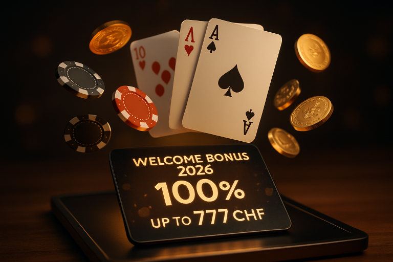 Migliori bonus benvenuto casinò online svizzeri 2026