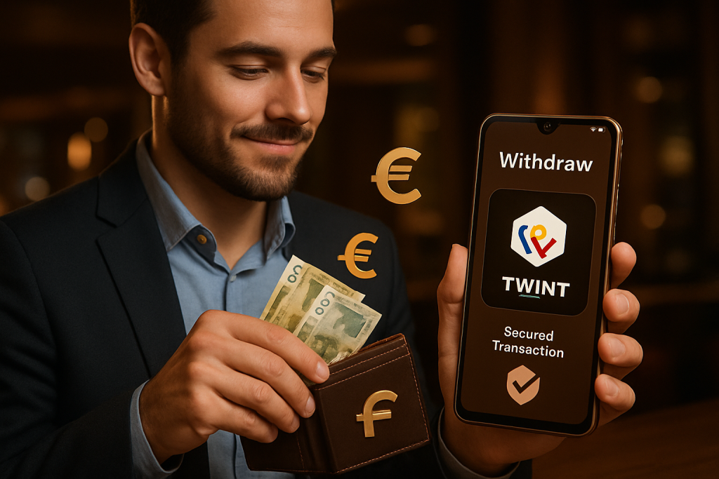 Retirer ses gains d'un casino en ligne en Suisse
