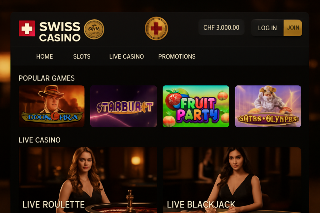 Casinos Légaux Suisse : La Liste Complète 2026